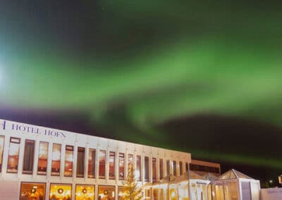 Northern Lights and Höfn hotel